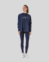 LÝFT Logo Long T-Shirt - Navy