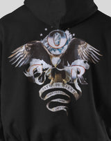 LÝFT × COR Limited Graphic Sweat Hoodie - Black