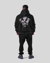 LÝFT × COR Limited Graphic Sweat Hoodie - Black