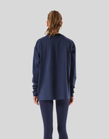 LÝFT Logo Long T-Shirt - Navy