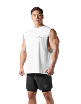 Old English No Sleeve - White