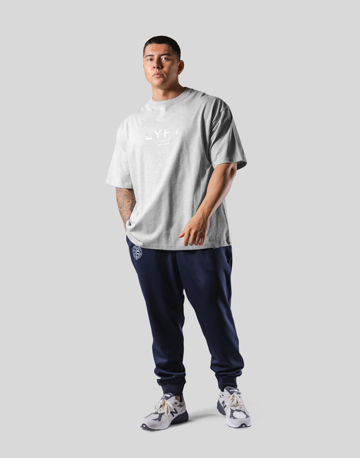 New Flag Big T-Shirt - Grey
