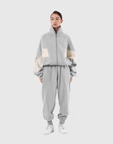 Loose Fit Zip Up Sweat Jacket 2 - Grey