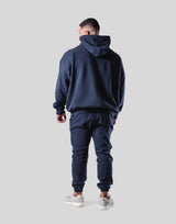 Y Oversize Sweat Hoodie - Navy
