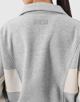 Loose Fit Zip Up Sweat Jacket 2 - Grey