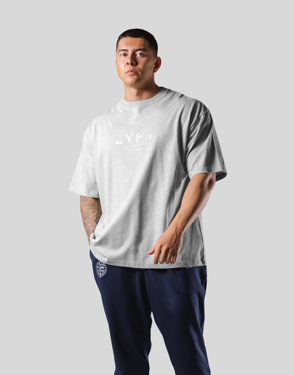 New Flag Big T-Shirt - Grey
