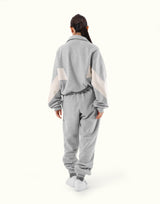 Loose Fit Zip Up Sweat Jacket 2 - Grey