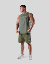 LÝFT x EVERLAST x SUNG Loose Fit Tanktop - Olive