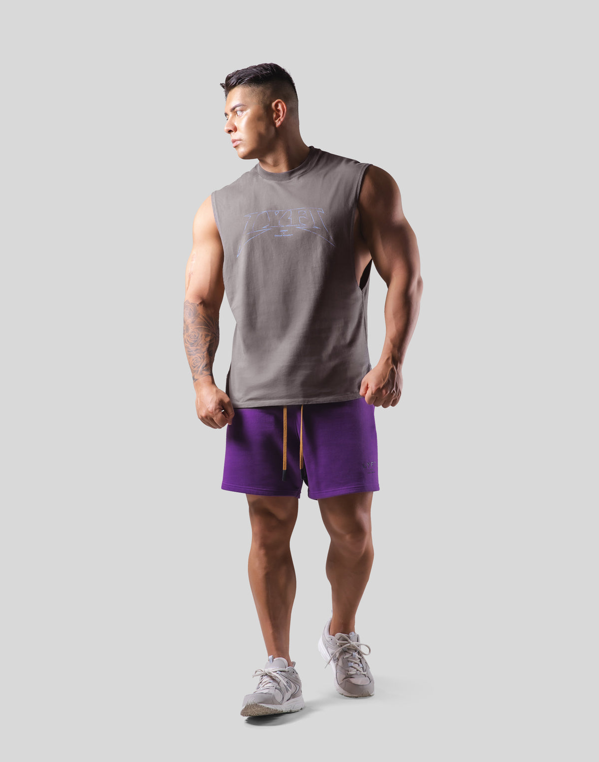 Metal logo No sleeve - D.Grey
