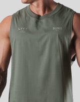 LÝFT x EVERLAST x SUNG Loose Fit Tanktop - Olive