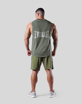 LÝFT x EVERLAST x SUNG Loose Fit Tanktop - Olive