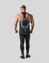 Back Emblem Training Tanktop - Black