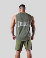 LÝFT x EVERLAST x SUNG Loose Fit Tanktop - Olive