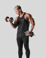 Back Emblem Training Tanktop - Black