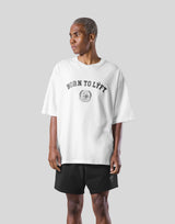 College Logo Big T-Shirt - White