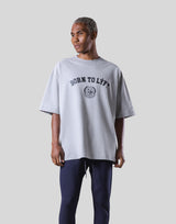 College Logo Big T-Shirt - Grey