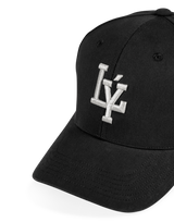Embroidered LÝ Logo Cap - Black