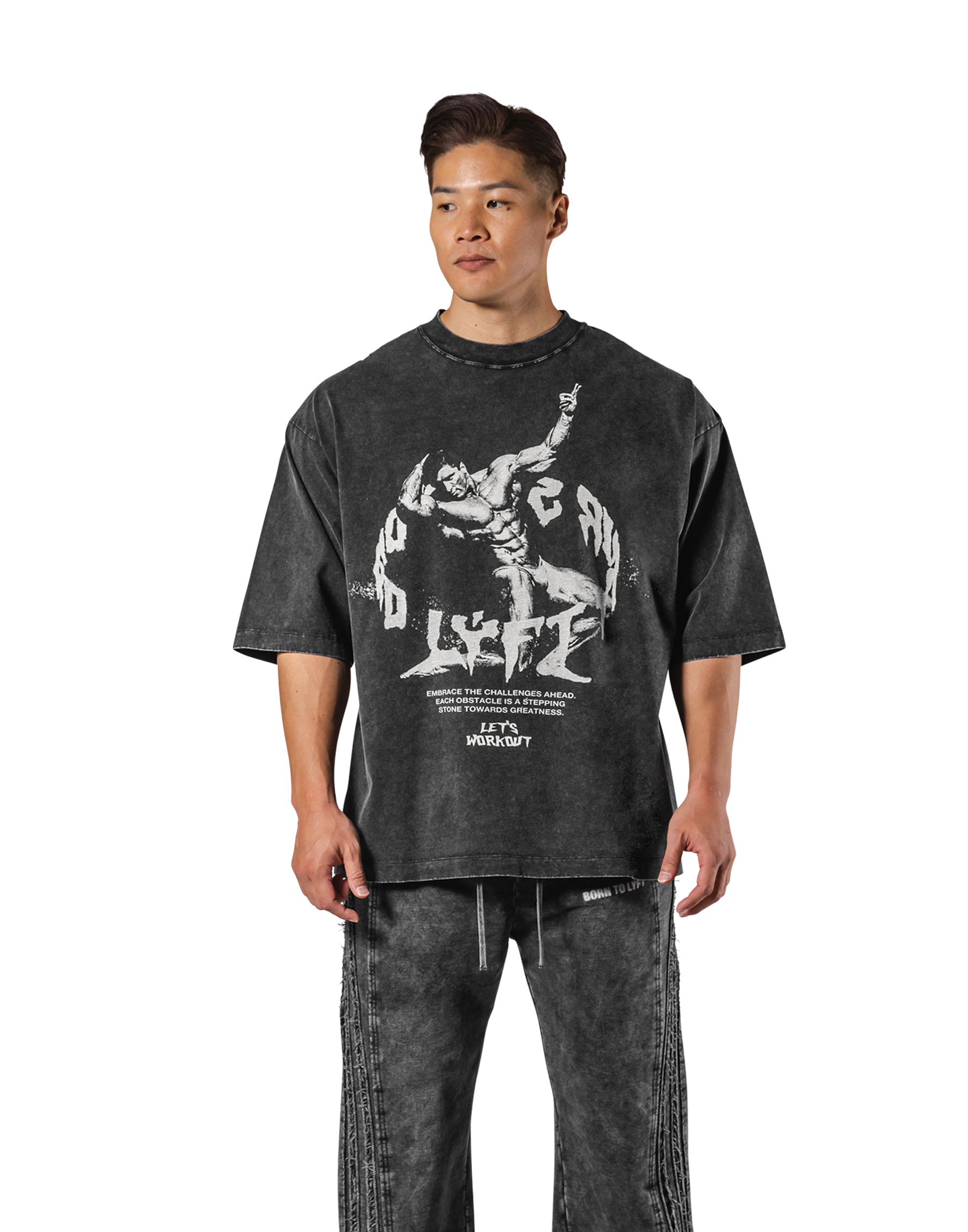 Legend Graphic Vintage Extra Big T-Shirt - Black – LÝFT Legend Graphic Vintage Extra Big T-Shirt - Black – LÝFT