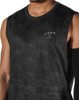 Stretch Loose Fit Tanktop - Black