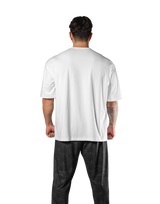 Box Patch Stretch Big T-Shirt - White