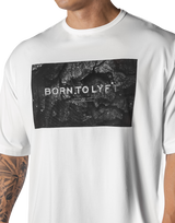 Box Patch Stretch Big T-Shirt - White