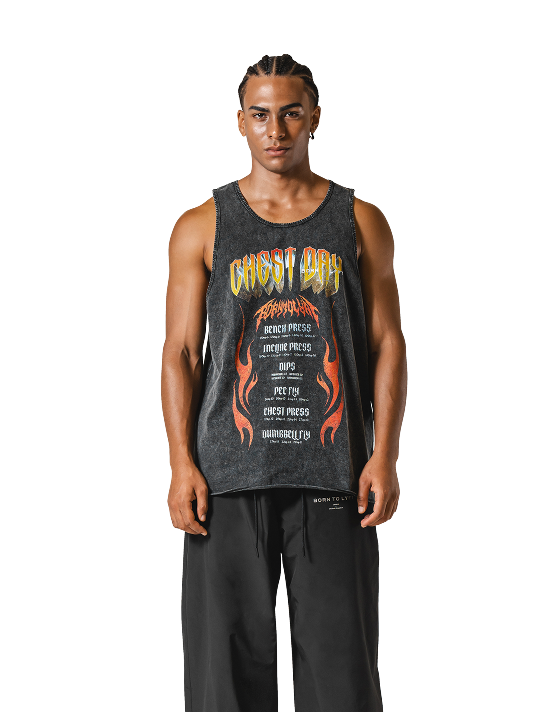 Chest Day Vintage Tanktop - Black – LÝFT Chest Day Vintage Tanktop - Black – LÝFT
