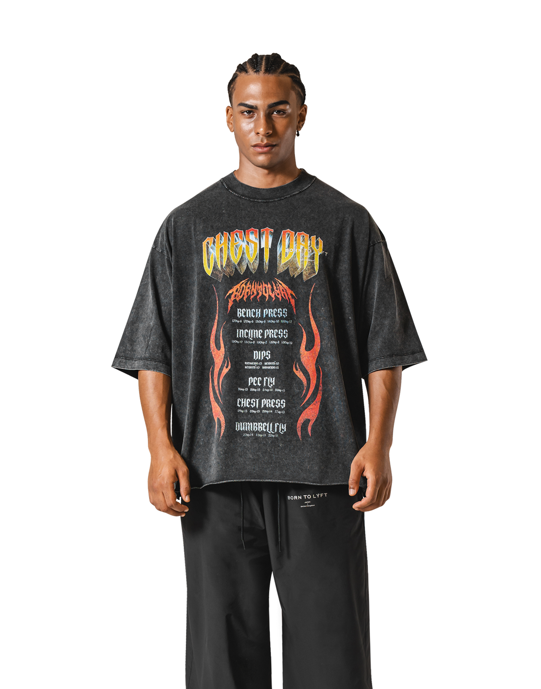 Chest Day Vintage Extra Big T-Shirt – LÝFT
