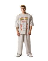 Chest Day Vintage Extra Big T-Shirt - Ivory