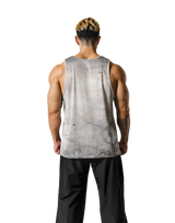 Death Metal Logo Vintage Mesh Tanktop - Ivory