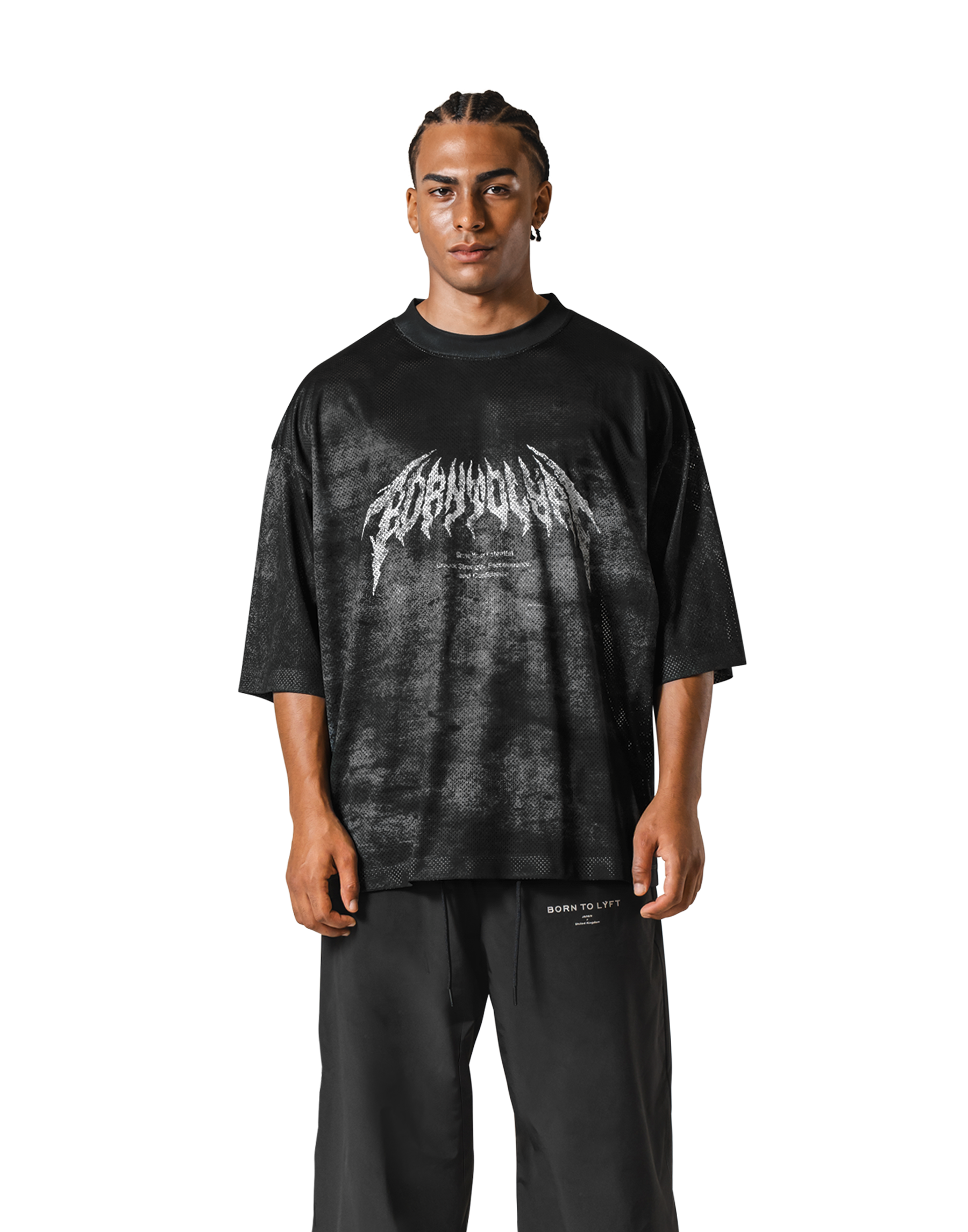 Death Metal Logo Vintage Mesh Extra Big T-Shirt - Black – LÝFT Death Metal Logo Vintage Mesh Extra Big T-Shirt - Black – LÝFT