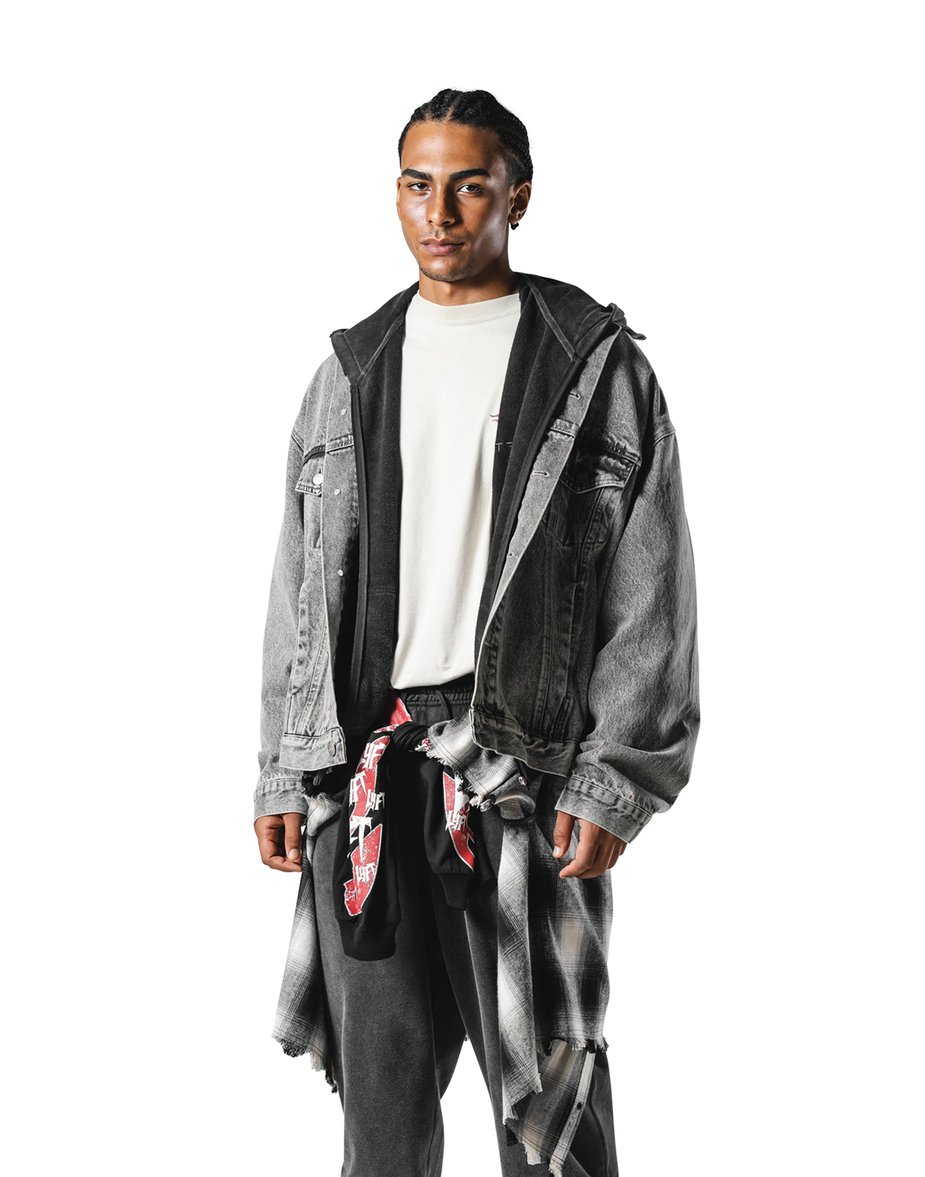 Oversize Denim Jacket - Black – LÝFT