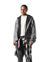 Oversize Denim Jacket - Black