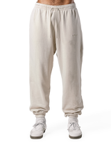 Wide Loose Vintage Sweat Pants - Ivory