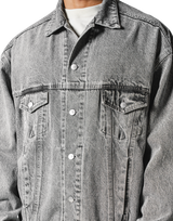 Oversize Denim Jacket - Black