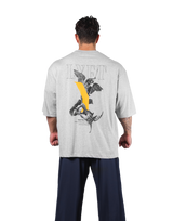 Statue Y Extra Big T-Shirt - Grey