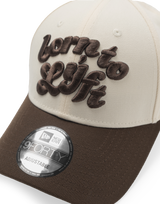 LÝFT × New Era 9Forty Bicolor BTL Logo - Brown