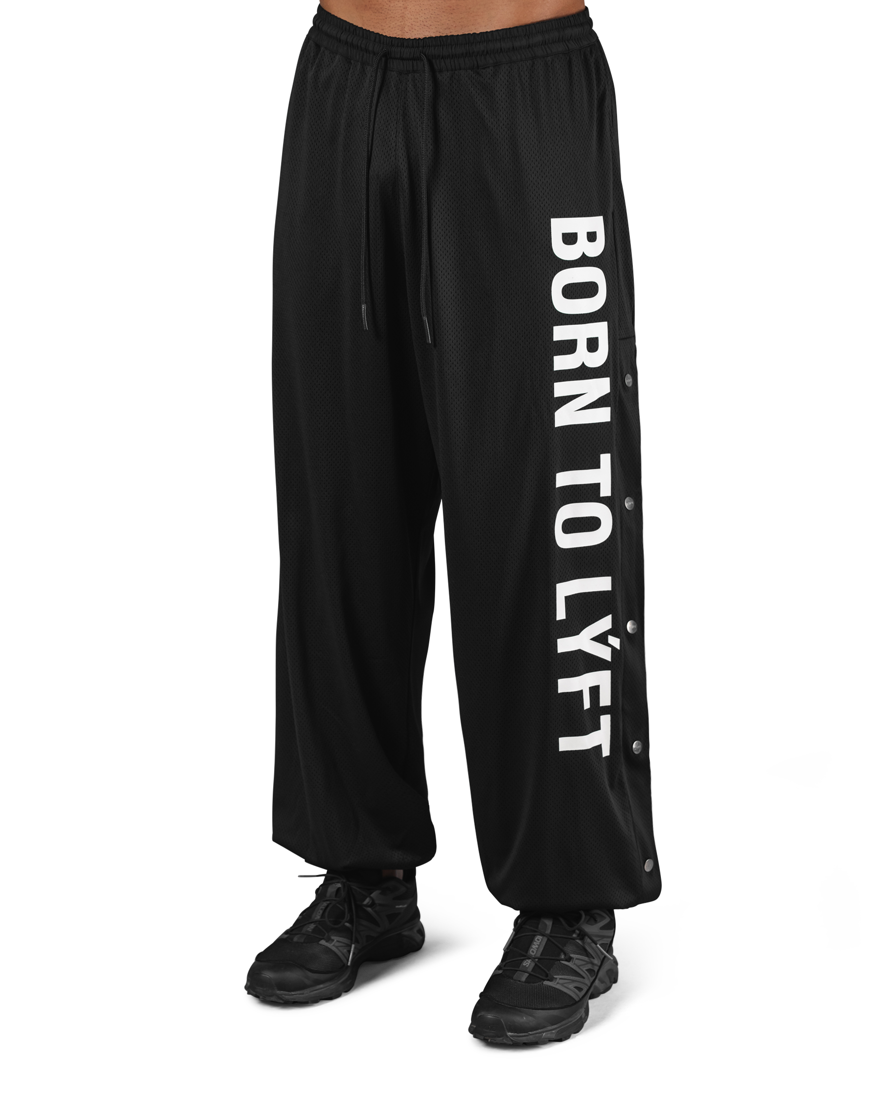LYFT ストライプブラックジャージパンツ XL LYFT(リフト)トレーニングウェア/パンツ:Stripe Pants - Black – LÝFT
