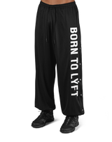 Relax Fit Mesh Pants - Black