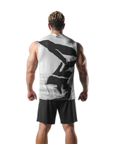 Faded Graphic Tanktop - White