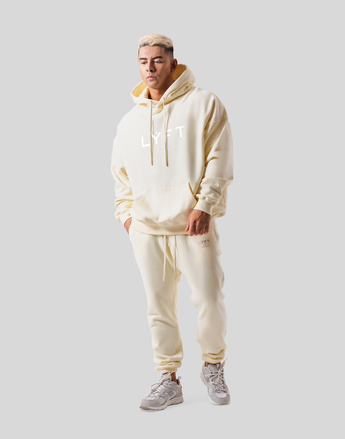 LÝFT Oversize Sweat Hoodie - Ivory