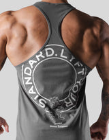 Back Emblem Training Tanktop - D.Grey