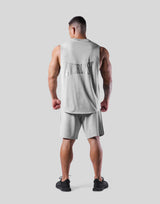 LÝFT x EVERLAST x SUNG Loose Fit Tanktop - Grey