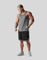 Back Emblem Training Tanktop - D.Grey