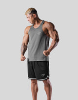 Back Emblem Training Tanktop - D.Grey