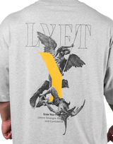 Statue Y Extra Big T-Shirt - Grey