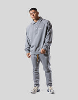 18 Logo Sweat Polo Shirt - Grey
