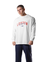 Vintage London Logo Long T-Shirt - White