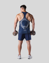 Back Emblem Training Tanktop - Navy