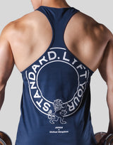 Back Emblem Training Tanktop - Navy