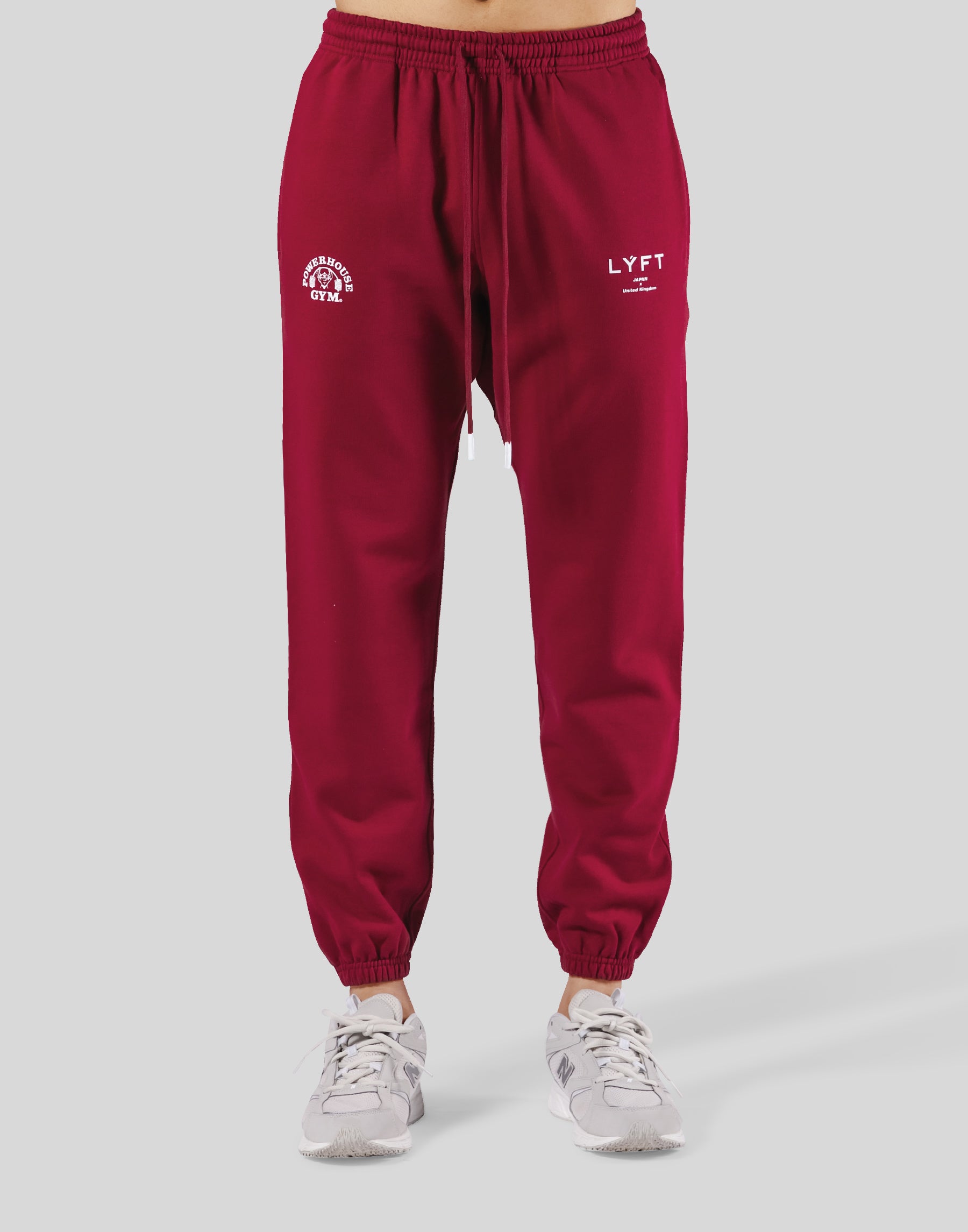 LÝFT × Power House Gym Sweat Pants - Red